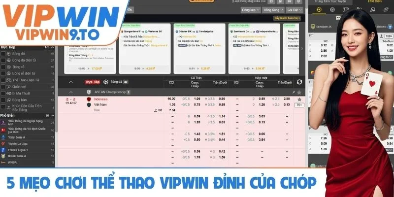 5 mẹo chơi thể thao VIPWIN đỉnh của chóp