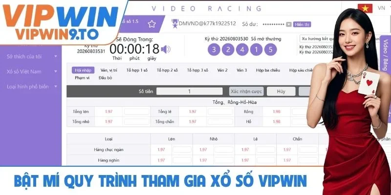 Bật mí quy trình tham gia xổ số VIPWIN