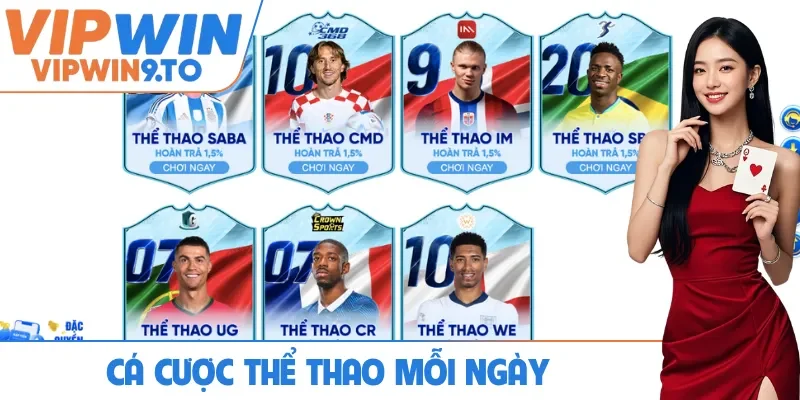 Cá cược thể thao mỗi ngày