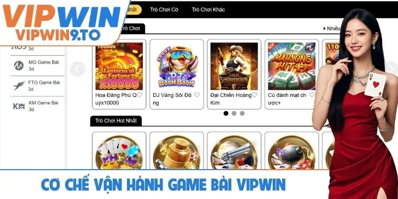 Cơ chế vận hành game bài VIPWIN